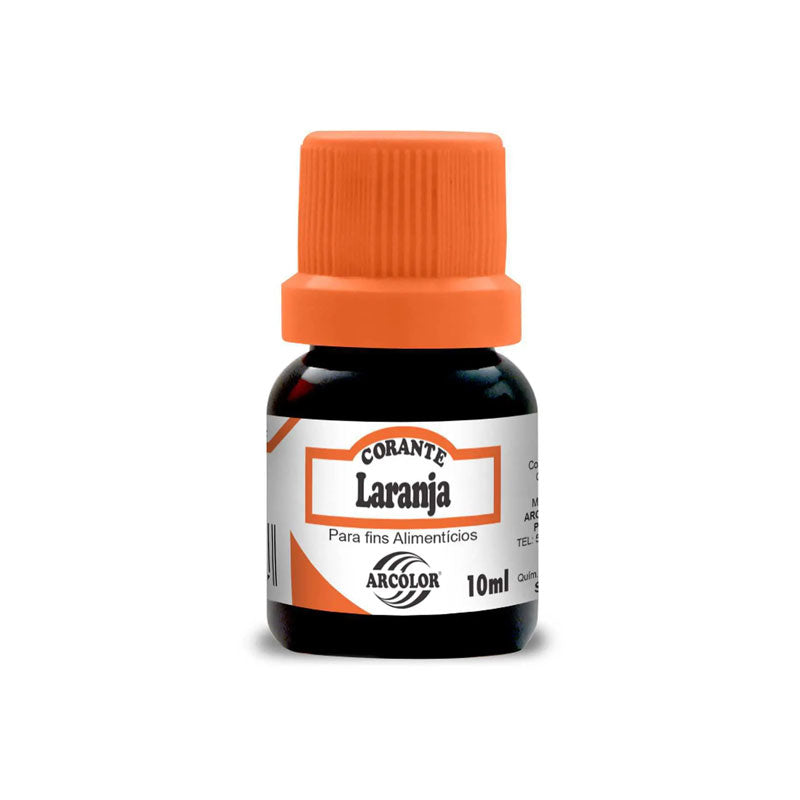Corante Líquido Laranja 10Ml - Arcolor
