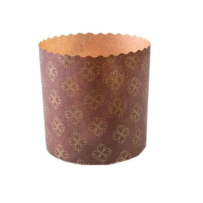 Forma Para Panetone Marrom 500G (C/10Un) - Ultrafest