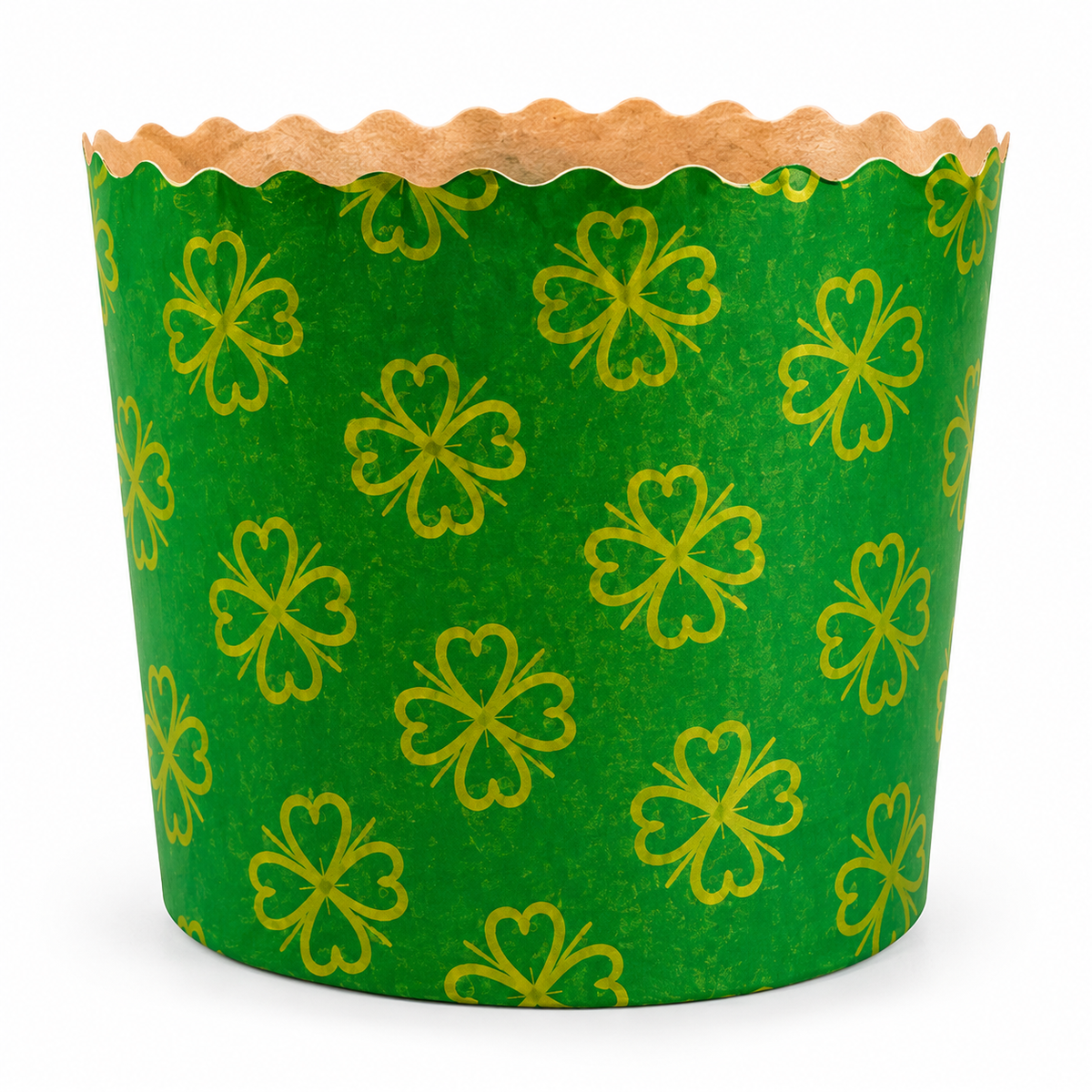 Forma de Panetone Verde - 500g - 10un - Ultrafest