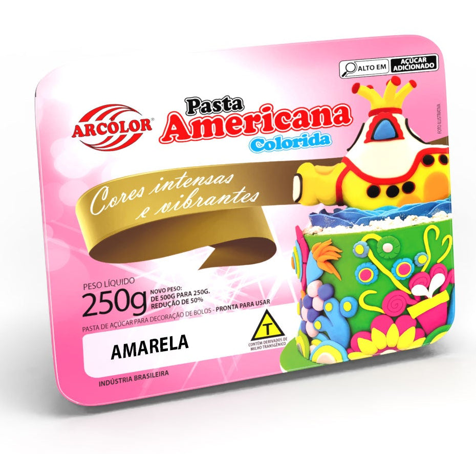 Pasta Americana Amarela 250g - Arcolor