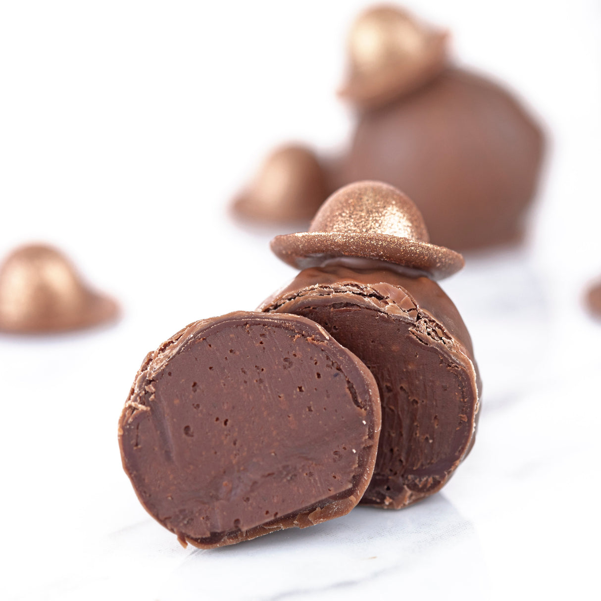 Trufas Ocas de Chocolate Ao Leite - 504 Peças - Mona Lisa