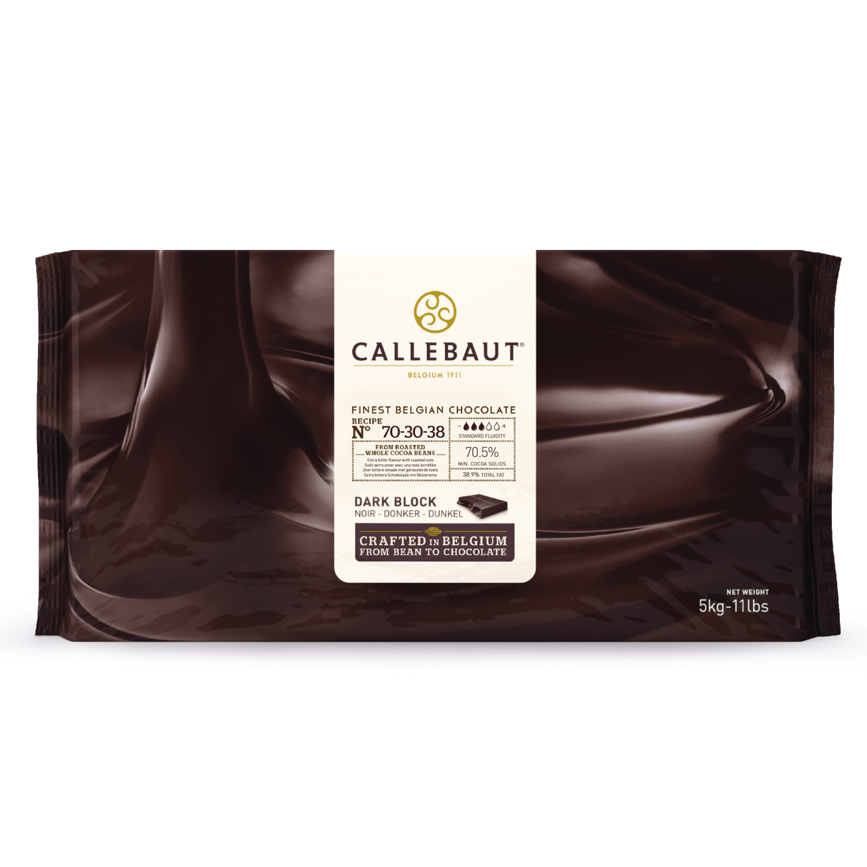 Chocolate Amargo 70,5% - '70-30-38' - Barra 5Kg - Callebaut