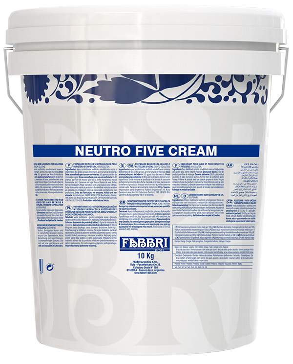 Estabilizante Neutralfive Cream 10Kg - Fabbri