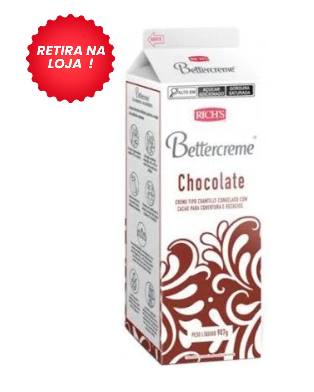 Bettercreme Chocolate 907G - Rich'S