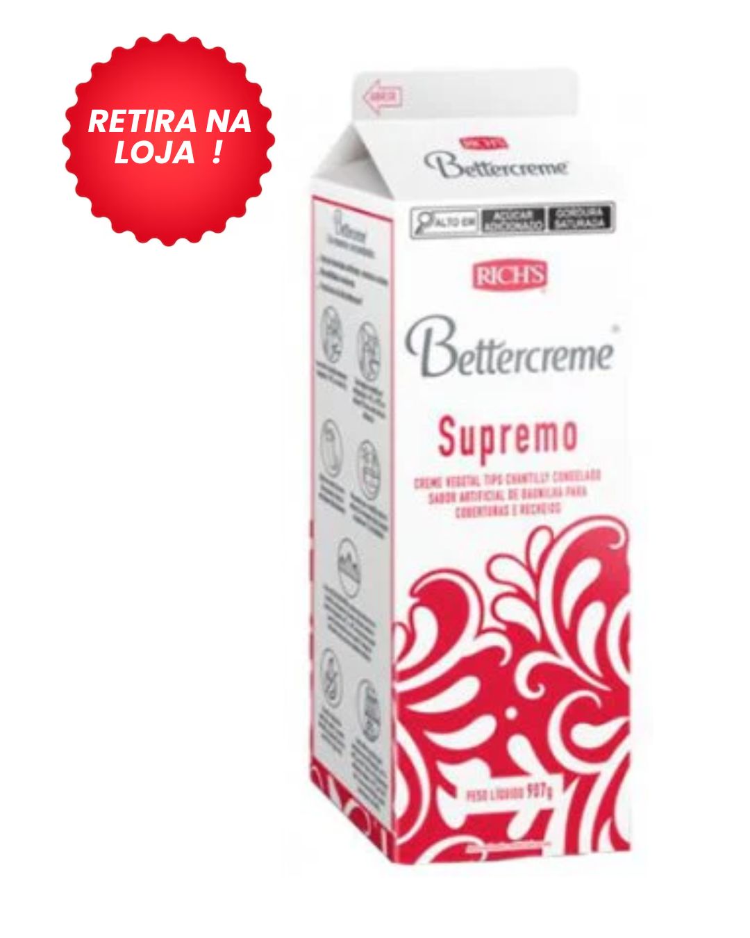 Bettercreme Supremo 907Gr - Richs