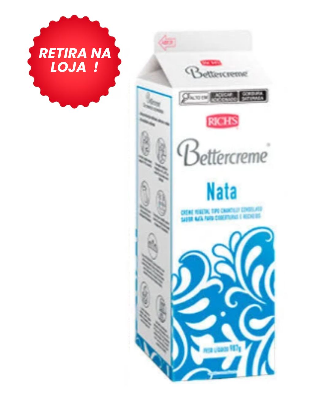 Bettercreme Nata 907g - Rich's