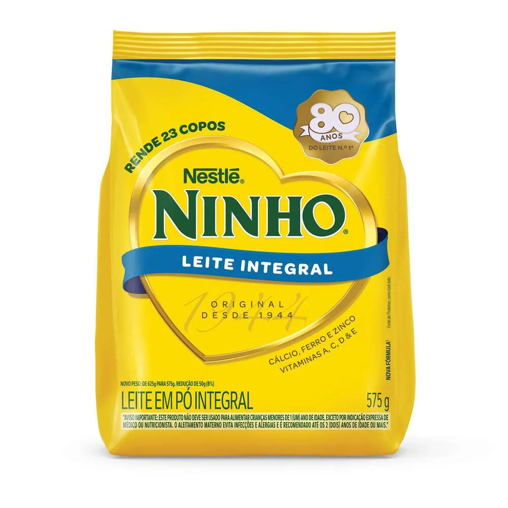 Leite em Pó Ninho Integral - Sachê 575g - Nestlé