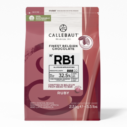Chocolate Ruby 32,5% RB1 - 2,5Kg - Callebaut