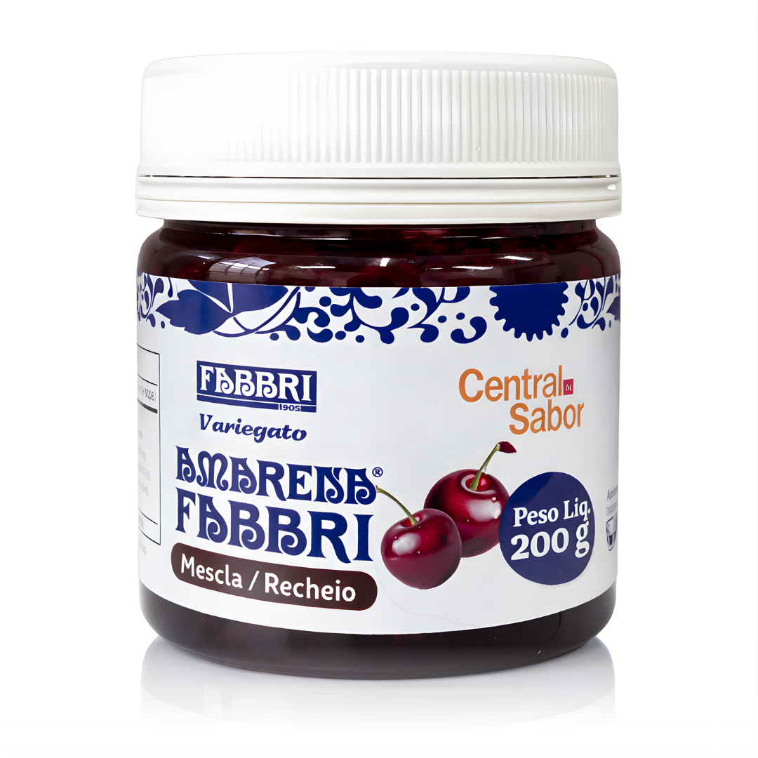 Mescla / Recheio Variegato Amarena - 200g - Fabbri + Central do Sabor