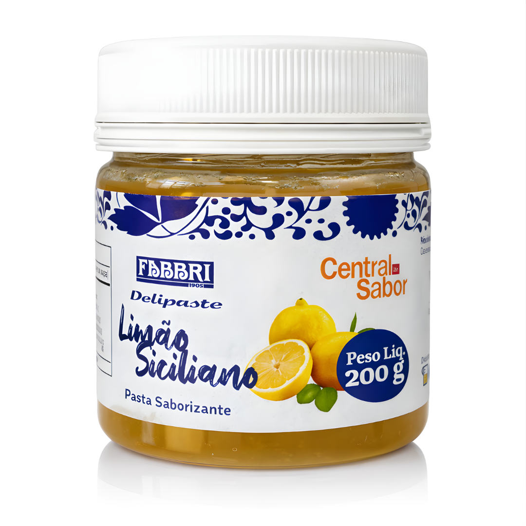 Pasta Saborizante Delipaste Limão Siciliano - 200g - Fabbri + Central do Sabor