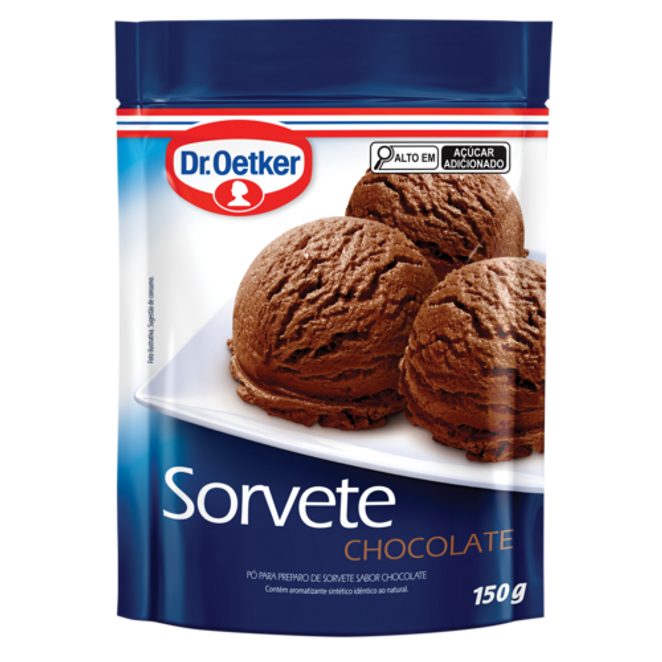Preparo para Sorvete de Chocolate - 150g - Dr. Otker