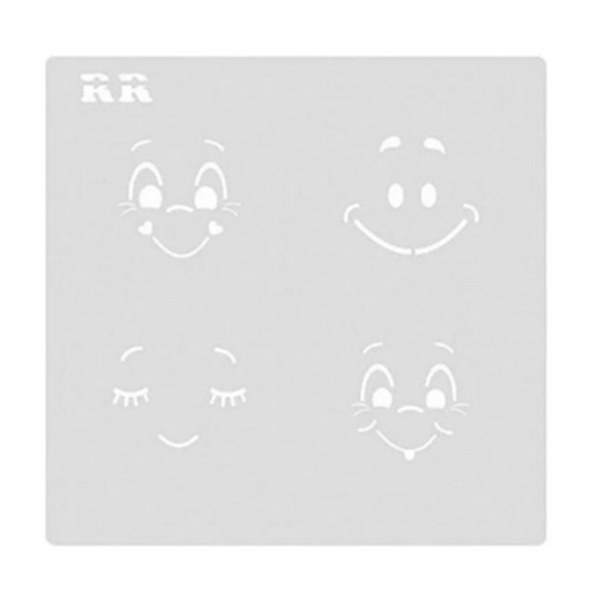 Stencil Pão De Mel/Macaron Rostinhos ( ref 4097 ) - R.R OLIVEIRA