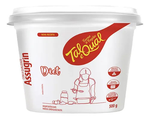 Adoçante em Pó Tal e Qual Forno e Fogão - 500g - Enova Foods