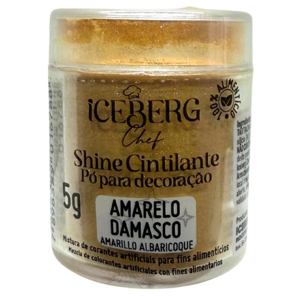 Pó Cintilante Amarelo Damasco - 5g - Iceberg