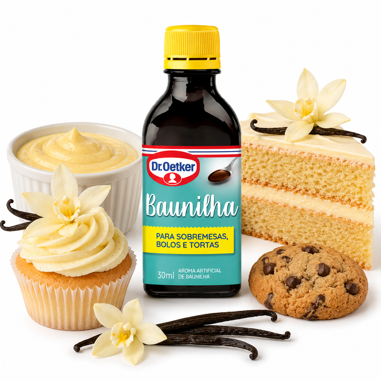 Aroma Baunilha - 30ml - Dr. Oetker