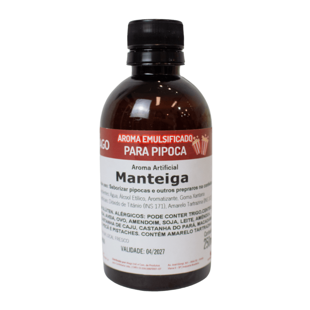 Aroma para Pipoca Manteiga - 250ml - Mago