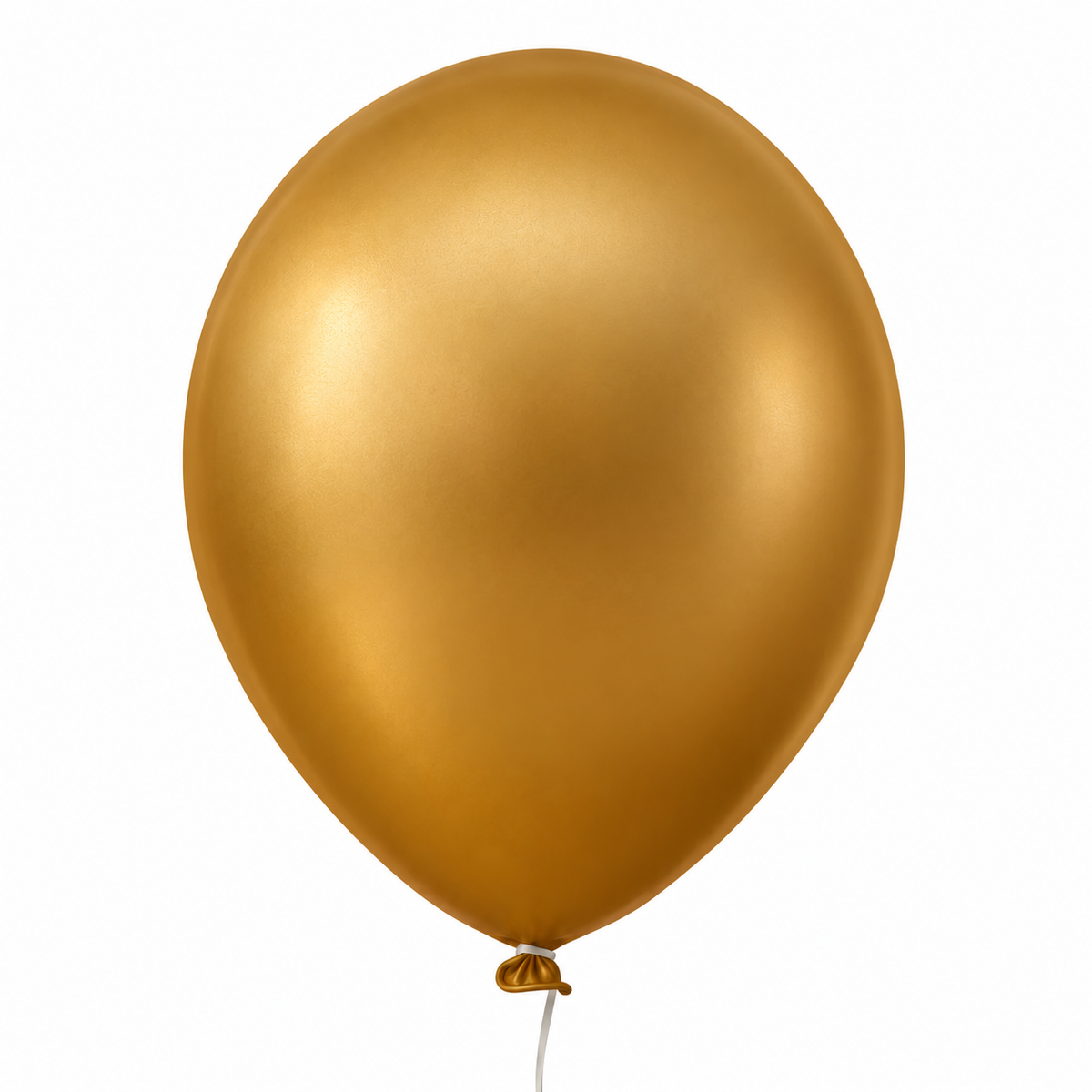 Balão Red 9" Aluminio - Dourado - 25un - Happy Day