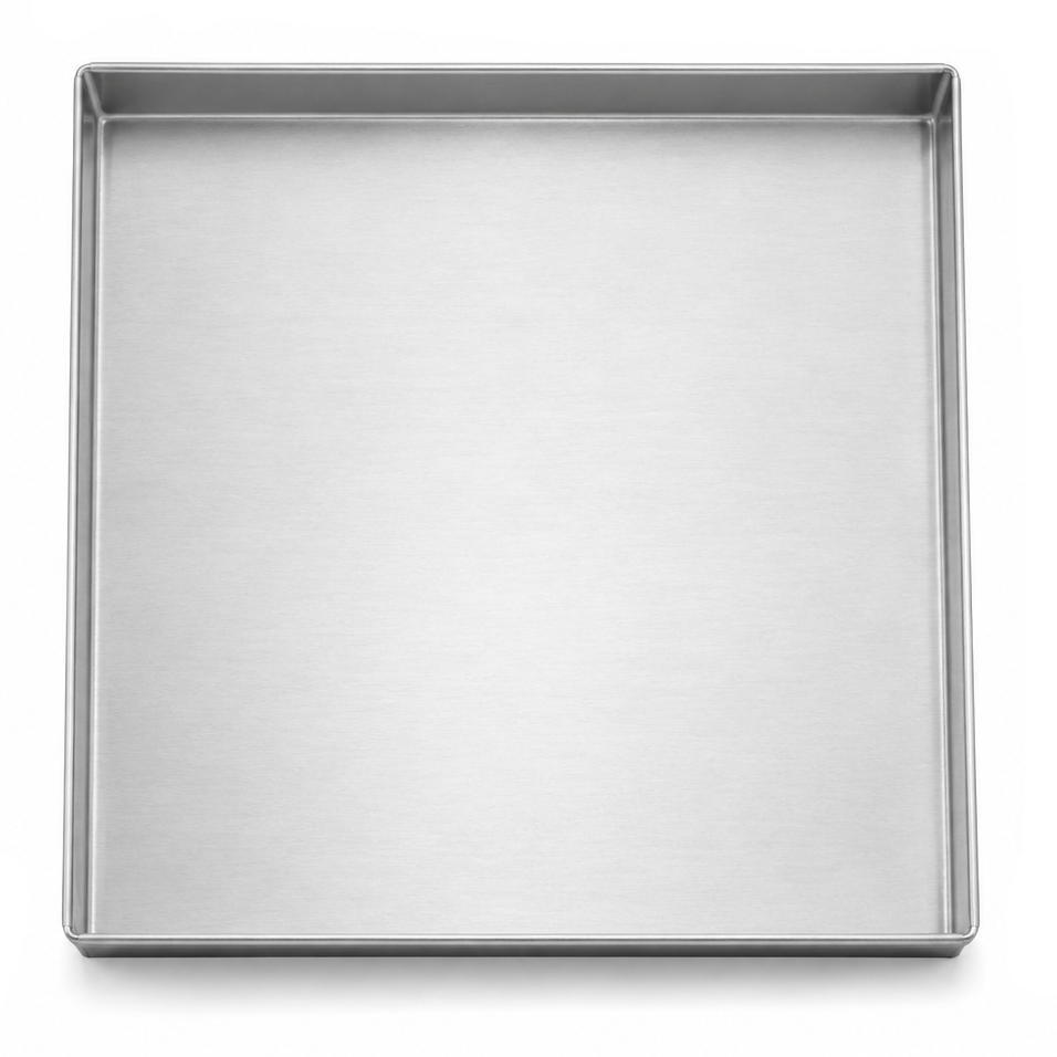 Forma Quadrada para Brownie - 25x25x3cm - Metasa