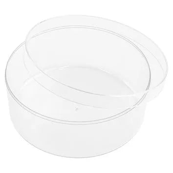 Cake Box Cristal Redonda com Tampa - 500ml - Blue Star