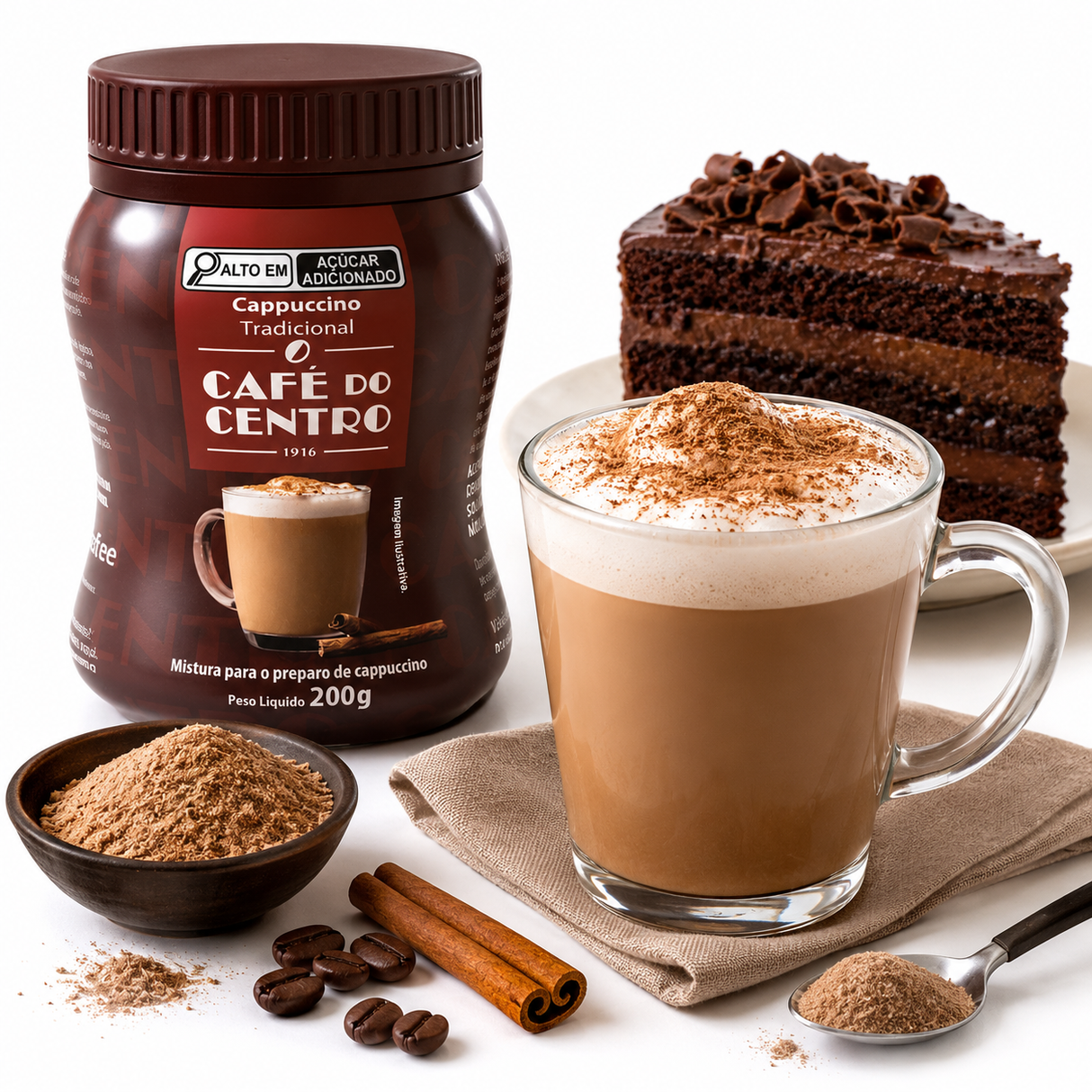 Capuccino Tradicional - 200g - Café do Centro