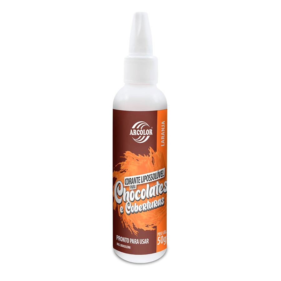 Corante para Chocolate Laranja 50g - Arcolor
