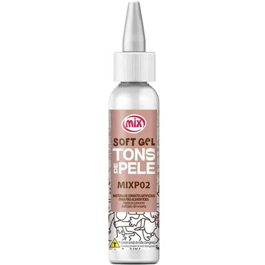 Corante Softgel Tons de Pele - Mixp02 - 25g - Mix