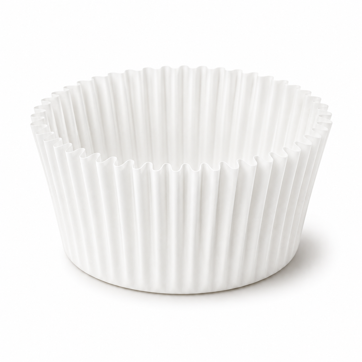 Forma Forneável Mini Cupcake Branca - 45un - Ultrafest