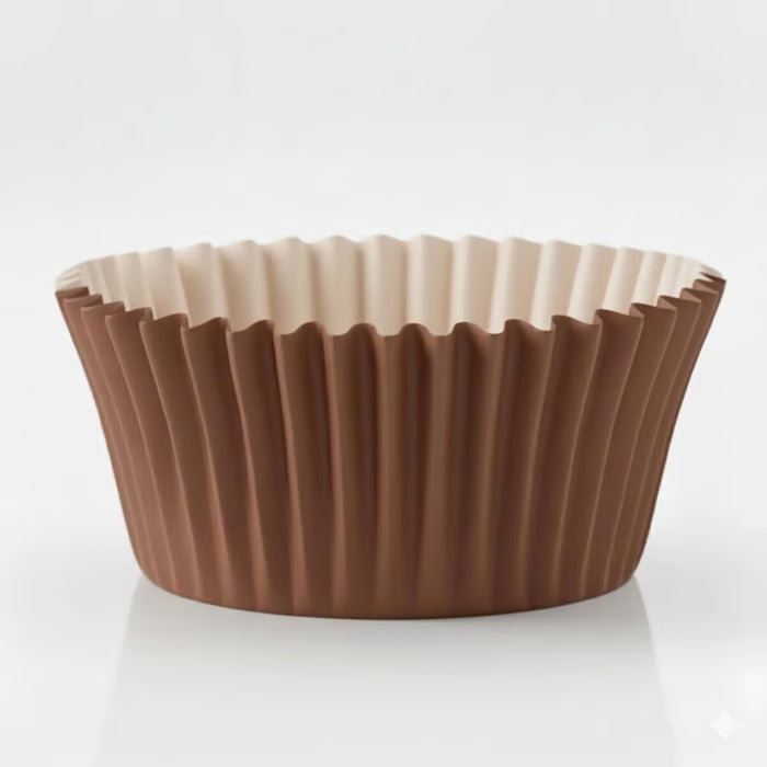 Forminha Mago Greasepel Mini Cupcake Marrom N.02 - 45un - Mago