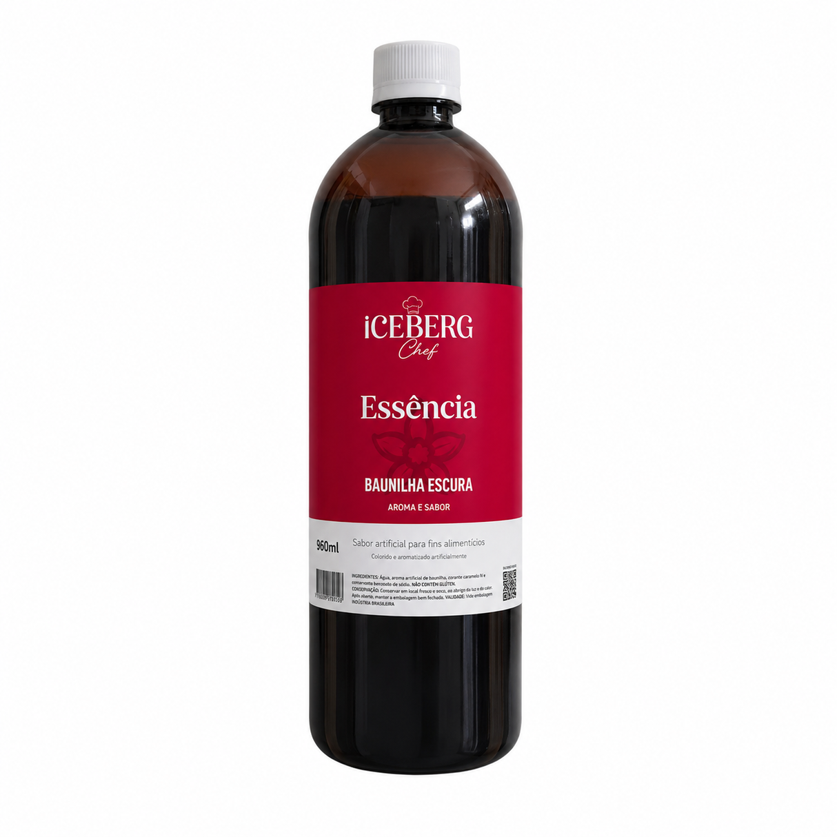 Essência de Baunilha Escura Prata - 960ml - Iceberg