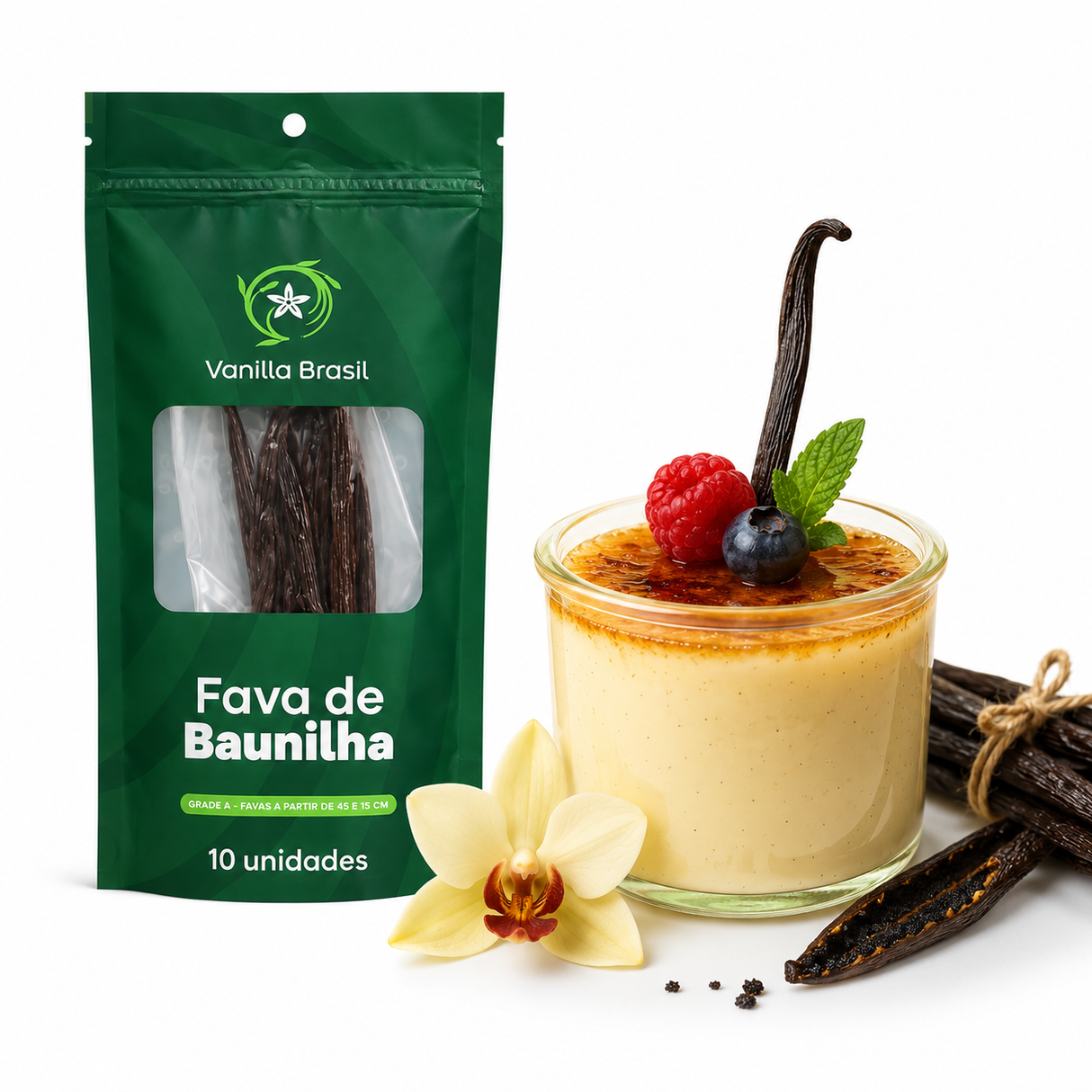 Fava de Baunilha - 10un - Vanilla Brasil
