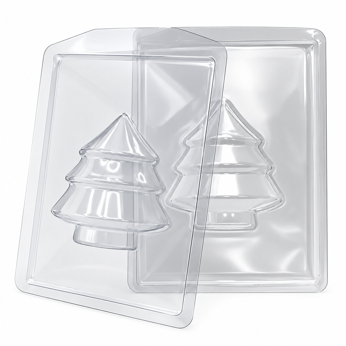 Forma de Acetato Árvore de Natal G - Crystal Forming
