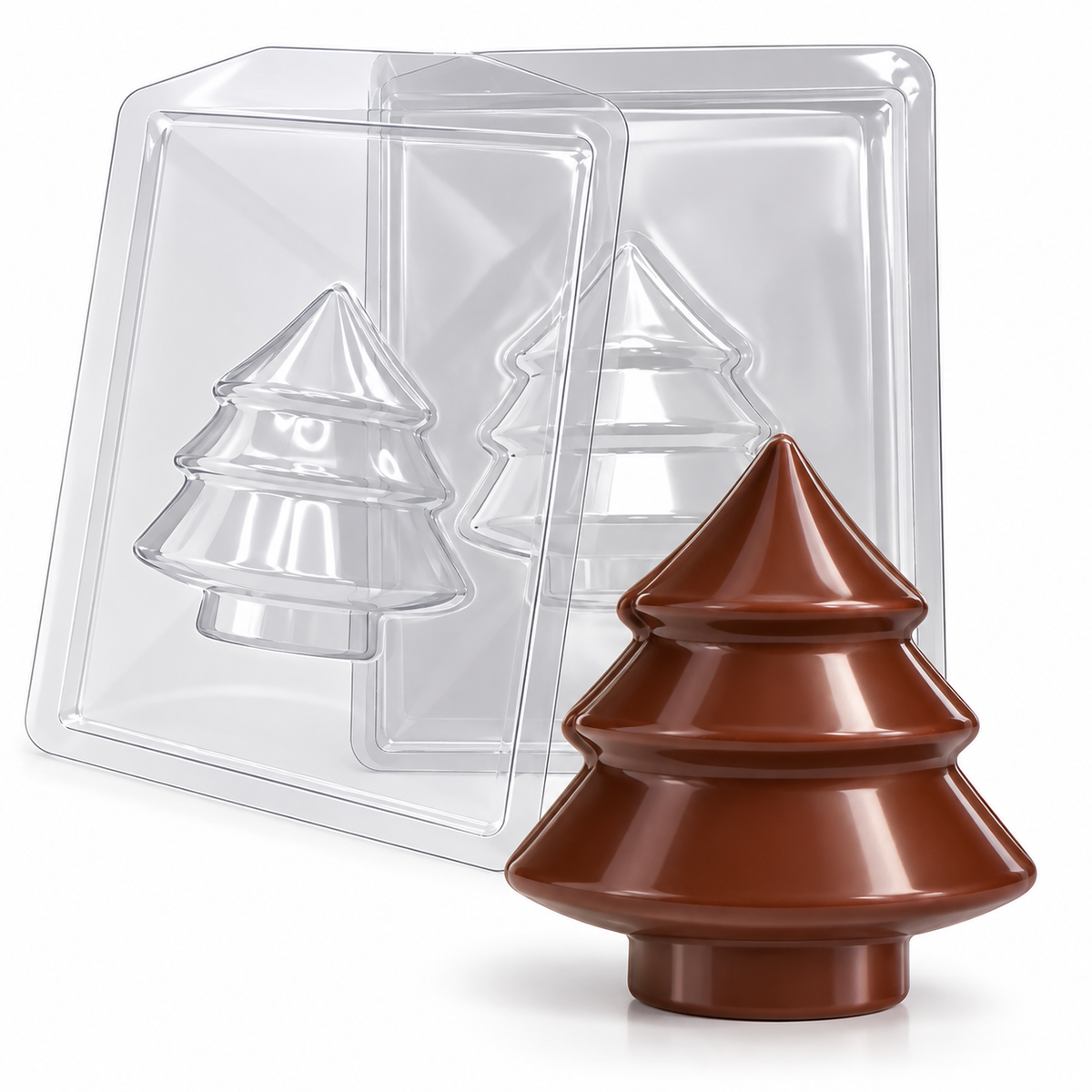 Forma de Acetato Árvore de Natal G - Crystal Forming