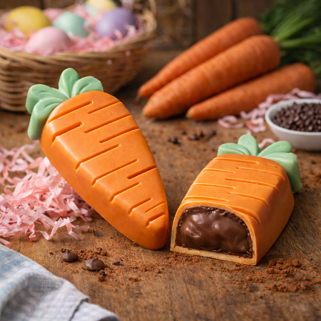 Molde para Chocolate Cenourinha (Cenoura) - BWB