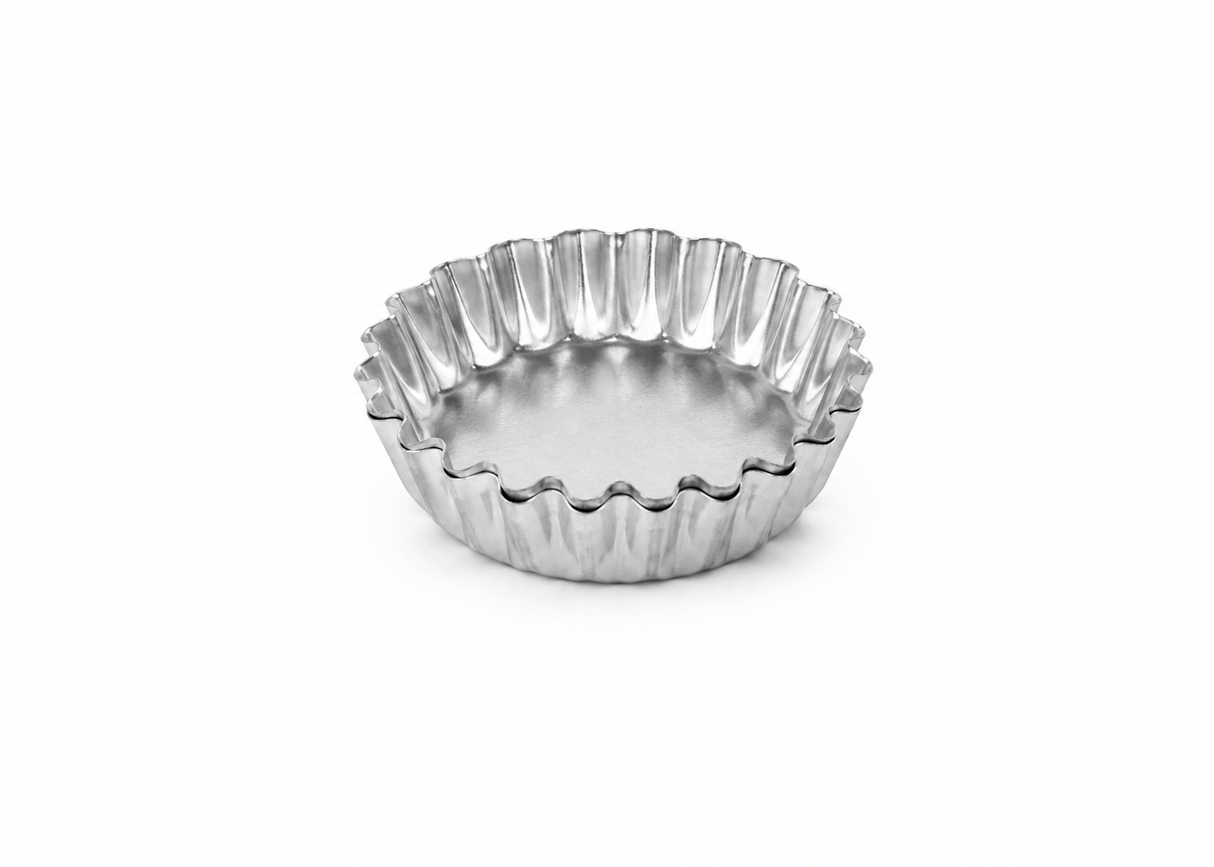 Forminha Torta Maçã Crespa - 7x2cm - 12 Un - Metasa
