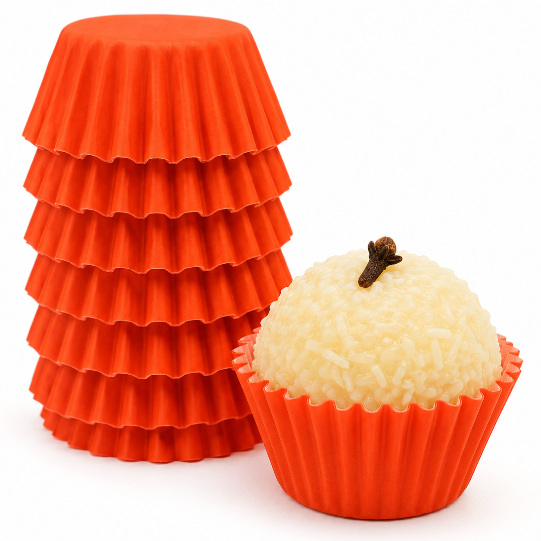 Forminha Papel Laranja Gourmet N5 - 100un - Mago