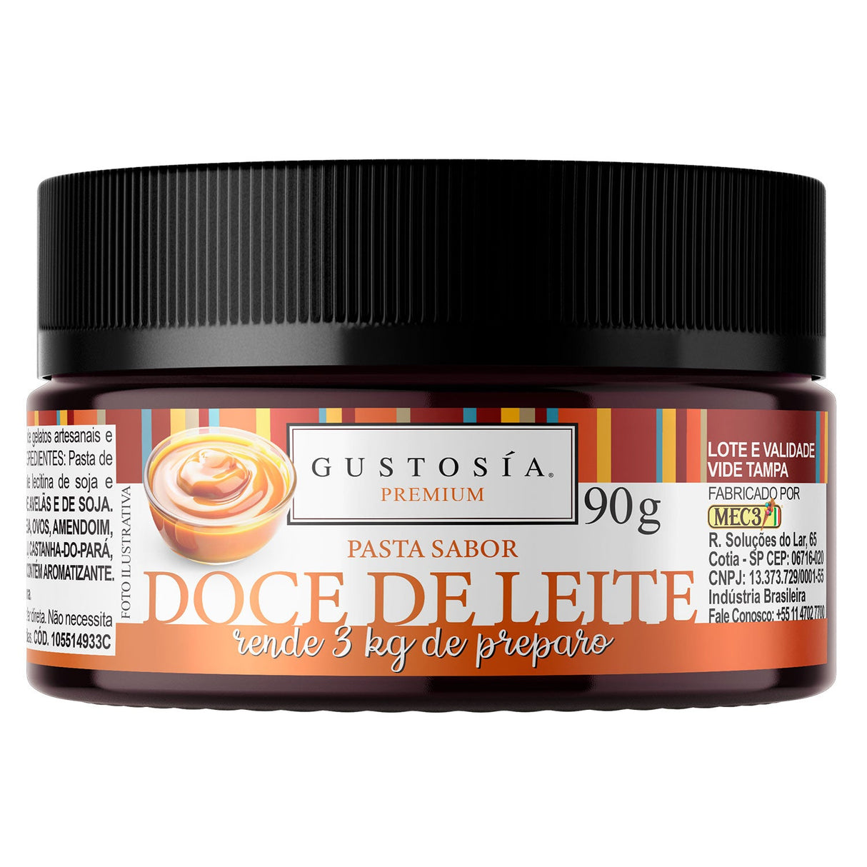 Pasta Saborizante Doce de Leite 90g - Gustosia
