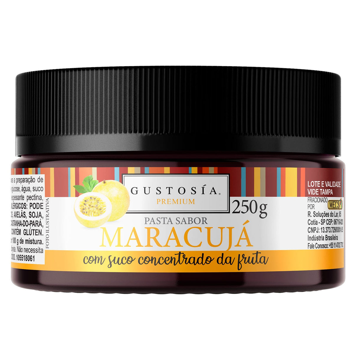 Pasta De Maracujá - Gustosía Premium - 250g - Mec3
