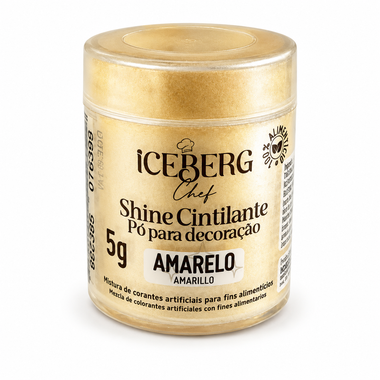 Pó Cintilante Amarelo - 5g - Iceberg