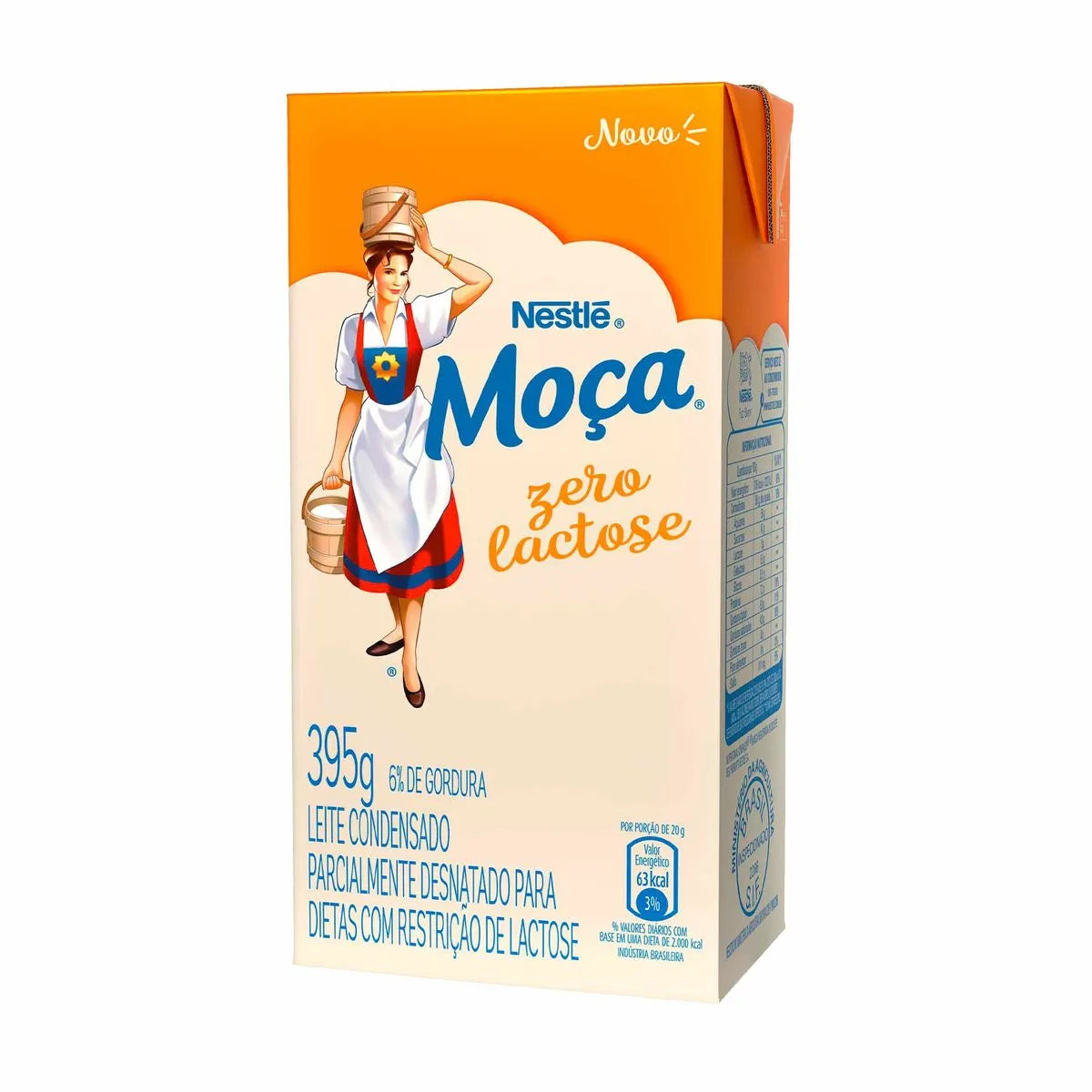 Leite Condensado Moça Zero Lactose Caixa 395g - Nestlé