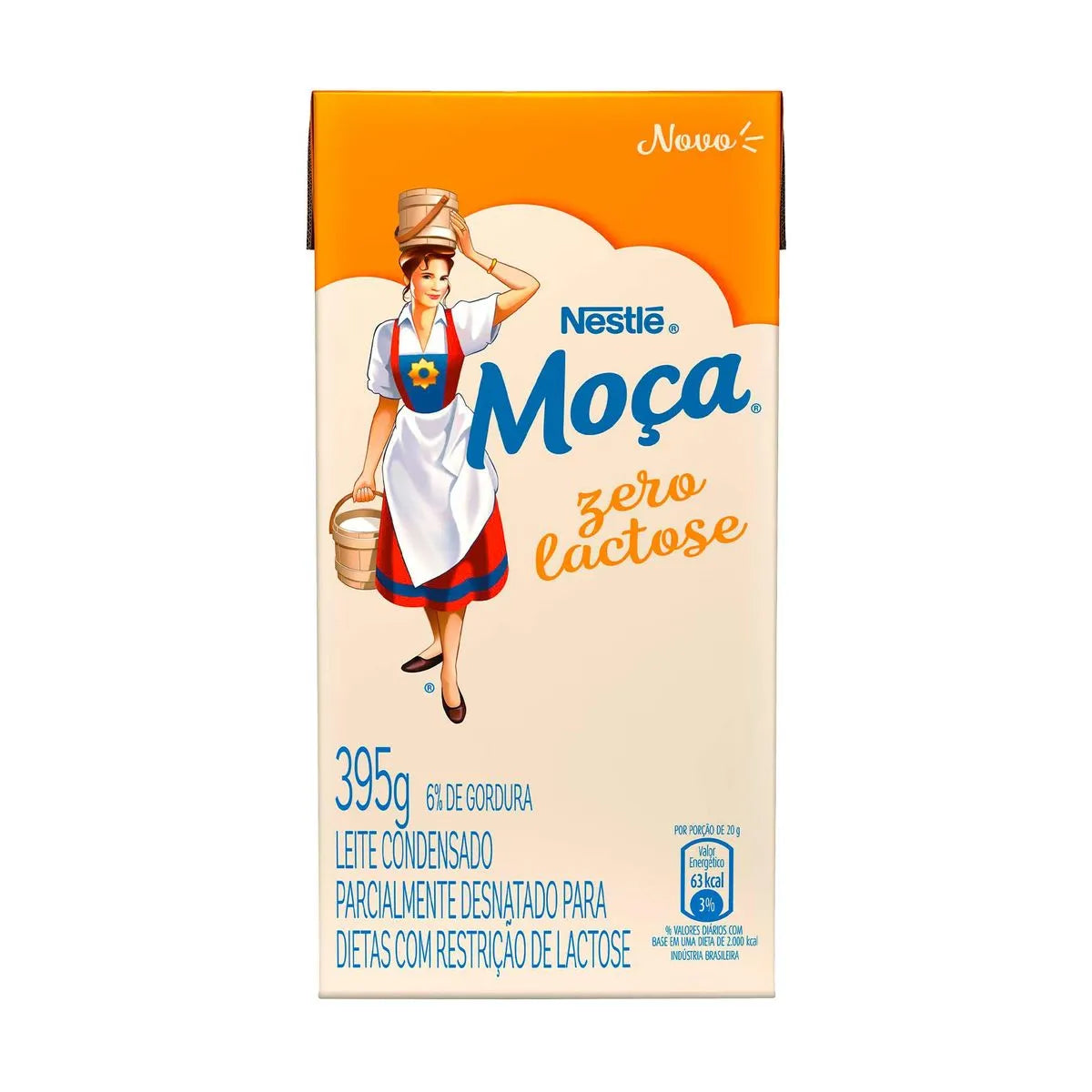 Leite Condensado Moça Zero Lactose Caixa 395g - Nestlé