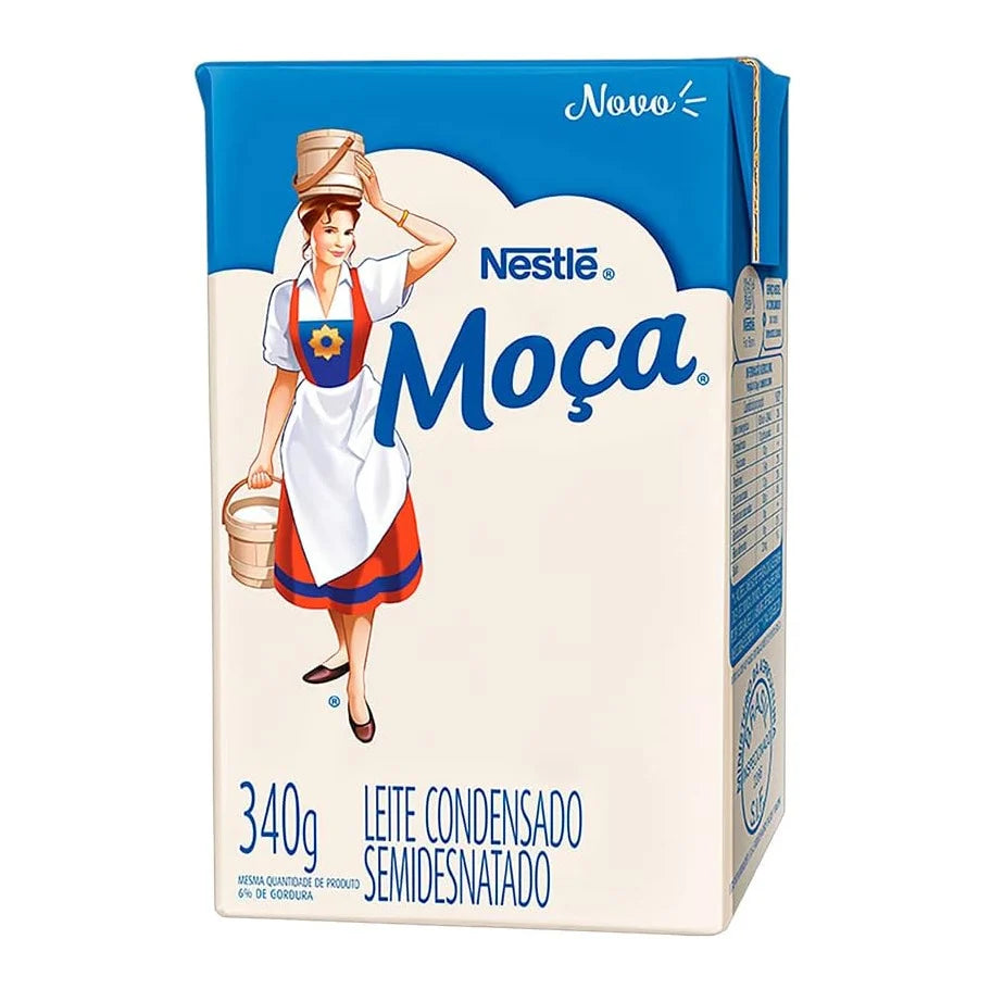 Leite Condensado Moça Semi Desnatado Caixa 340g - Nestlé