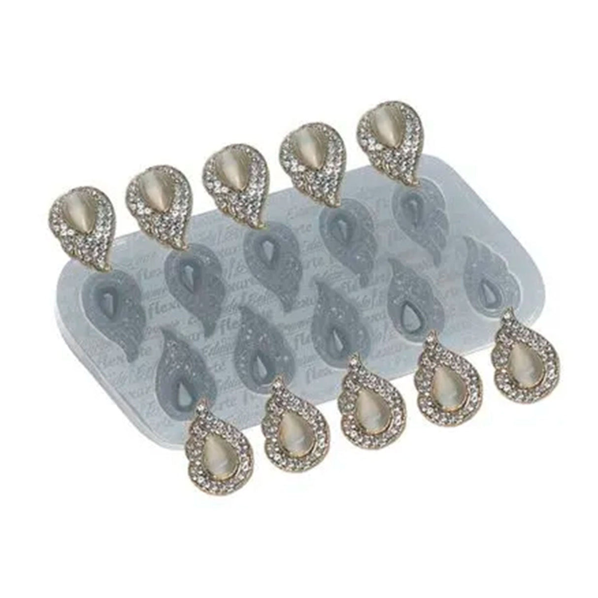 Molde Em Silicone Joia Pro/Asinha Brooke Média - Flexarte