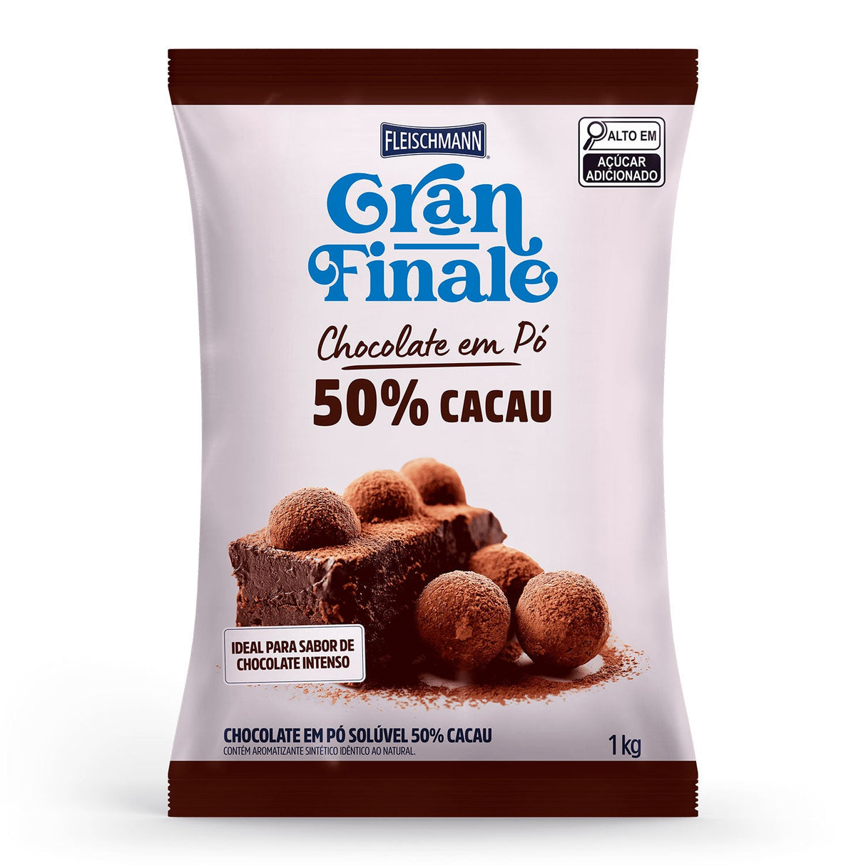Chocolate em Pó 50% Cacau 1kg - Gran Finale