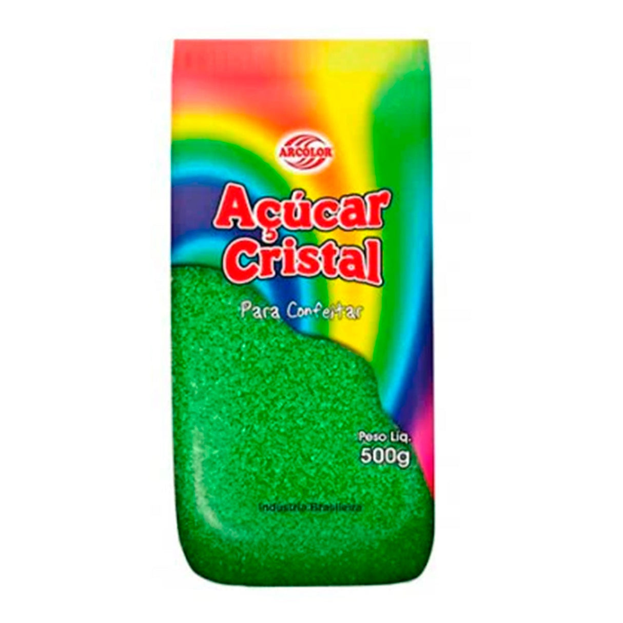 Açúcar Cristal Verde 500G - Arcolor