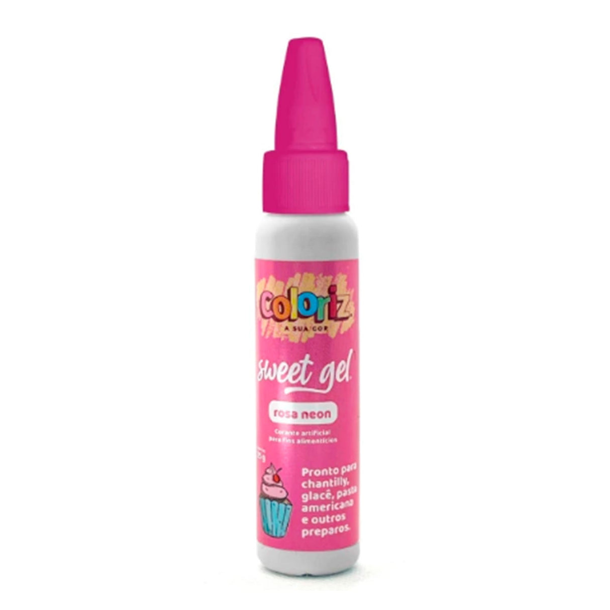 Corante Sweet Gel Coloriz Rosa Neon 25g - Gran Chef