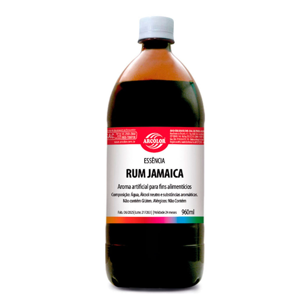 Essência Aroma Artificial Rum Jamaica 960 Ml - Arcolor