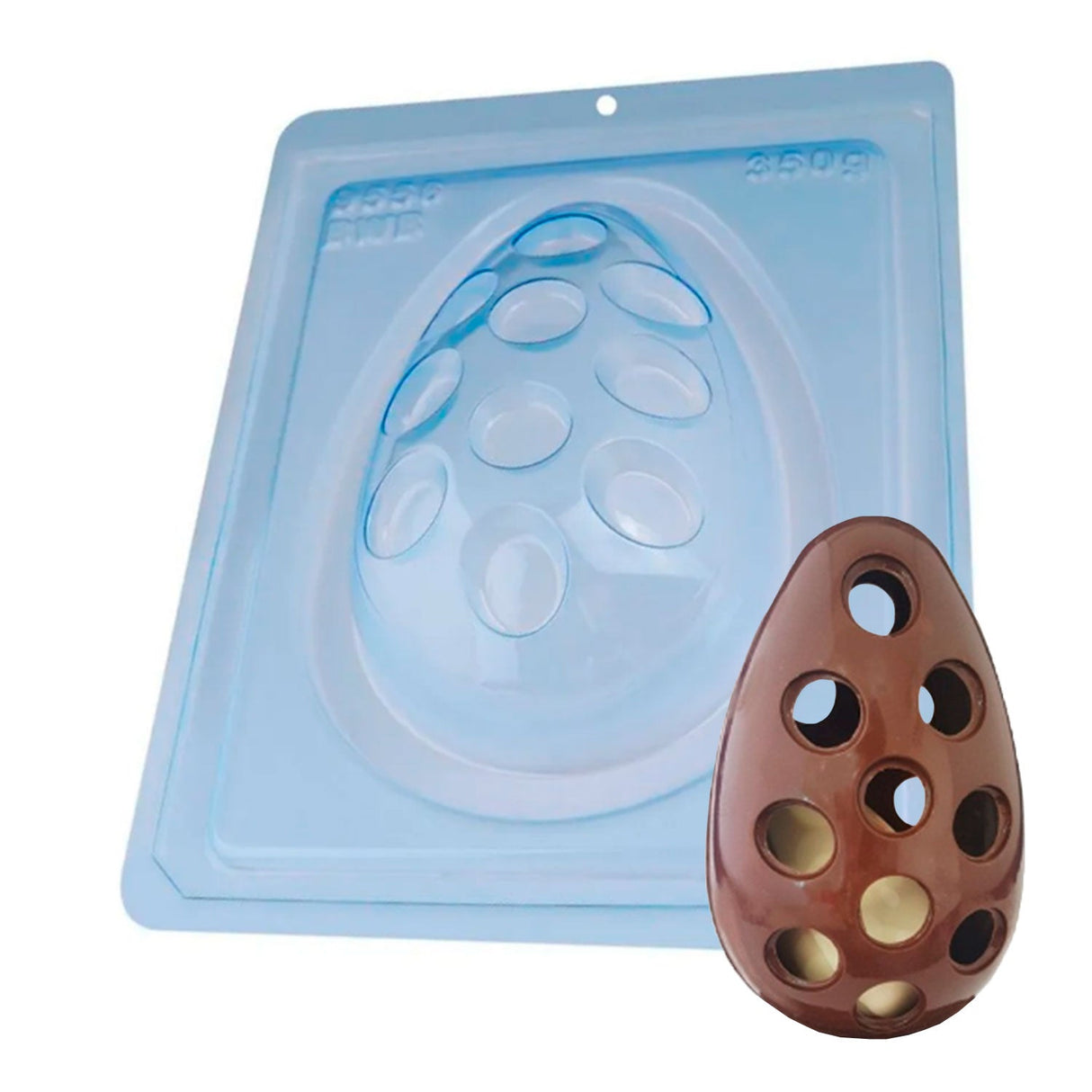 Forma Ovo Vazado Bolinha 350g ( Cód.9556 ) - Bwb