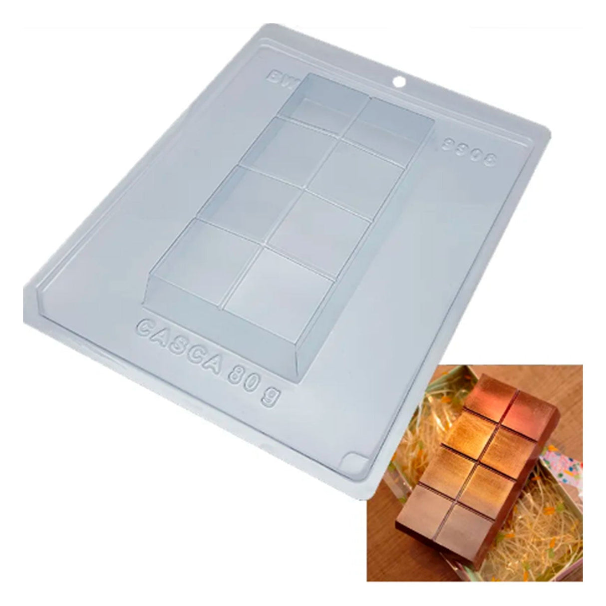 Forma De Silicone Barra P/Rechear (9908) - Bwb