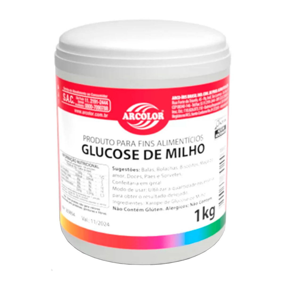 Xarope de Glucose de Milho 1Kg - Arcolor