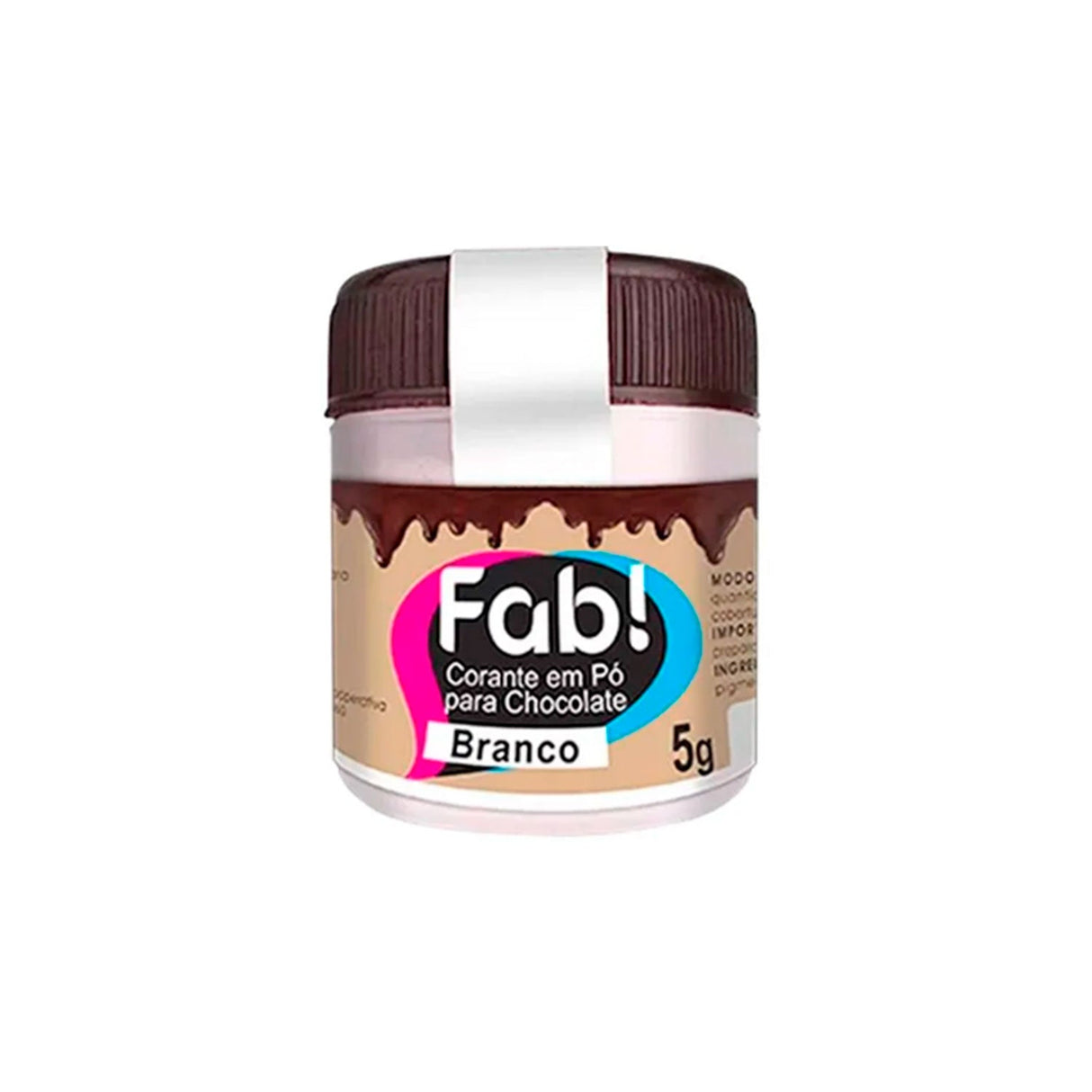 Corante Em Po P/Chocolate Branco 5g - Fab